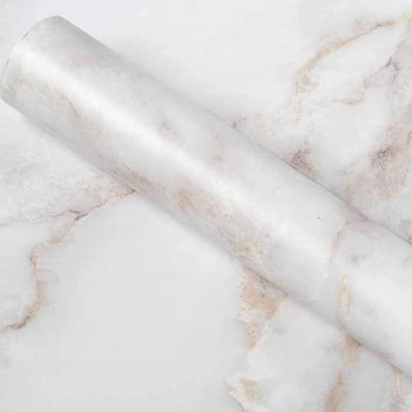 NWT, Thick Faux Marble Adhesive Paper by Homein - Picture 1 of 5